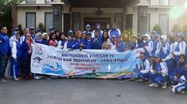 Kontingen FORMI Kab. Sidoarjo berada di Banjarmasin untuk mengikuti FORNAS Ke-IV