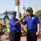 Bupati Sidoarjo H. Saiful Ilah S.H M.Hum (kanan) bersama Ketua Umum FORMI Sidoarjo H. MG. Hadi Sutjipto, S.H., MM. (kiri)