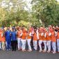 Pengurus Perwatusi Kab. Sidoarjo (kaos oranye) yang telah dikukuhkan bersama pengurus FORMI Kab. Sidoarjo