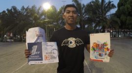 Deni Indra Permana meraih juara 1 BMX Local Heroes Series 2018