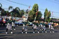 Senam kreasi lontong kupang untuk pertama kalinya ditampilkan pada peresmian Kampung Olahraga Rekreasi FORMI