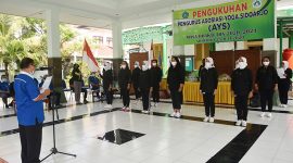 Pengukuhan pengurus AYS oleh Ketua Umum FORMI Kab. Sidoarjo H. MG. Hadi Sutjipto