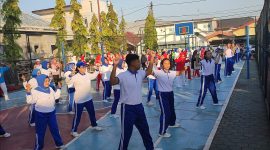 Senam bersama Yayasan Asma Indonesia Cabang Sidoarjo