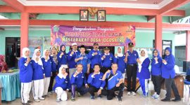 Camat Sukono, Kepala Desa Jogosatru bersama pengurus KORMI Kab. Sidoarjo dan KOM Desa Jogosatru