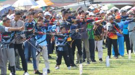 Lomba memanah Star Java Series 3 diikuti 280 peserta dari klub panahan se-Jawa Timur.