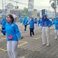 Berolahraga dansa bersama ILDI Kab. Sidoarjo.