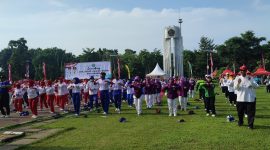 Ratusan anggota COOM dan komunitas binaan KORMI Kab. Sidoarjo ikut berpartisipasi dalam acara yang digelar RSUD RT Notopuro Sidoarjo