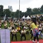 Kemeriahan berolahraga zumba di Alun-alun Sidoarjo