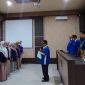 Ketua Umum KORMI Kabupaten Sidoarjo MG. Hadi Sutjipto mengukuhkan pengurus KOM se-Kecamatan Tulangan