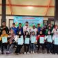 Foto bersama pengurus KOM Desa ke-Kecamatan Jabon usai dikukuhkan