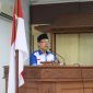 Ketua Umum KORMI Kab. Sidoarjo, H. MG Hadi Sutjipto, S.H., M.M. memberikan arahan dalam rapat pleno.