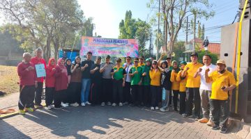 KOM KORMI di Kec. Sidoarjo Dikukuhkan, Pak Tjip Berpesan Ajak Bapak-Bapak Berolahraga
