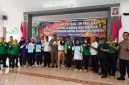 Pengurus KORMI, KOM, Camat Waru, Kades Kureksari, berfoto bersama. 